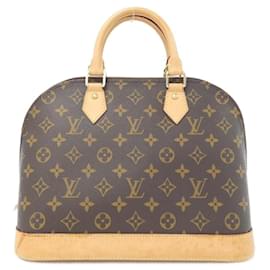 Louis Vuitton-Louis Vuitton Monogram Alma PM Handbag-Brown,Monogram