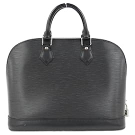 Louis Vuitton-Louis Vuitton Epi Alma PM Handbag-Black