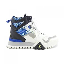 Louis Vuitton-Tênis azuis e brancos Louis Vuitton-Branco,Azul