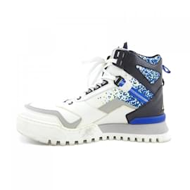 Louis Vuitton-Tênis azuis e brancos Louis Vuitton-Branco,Azul