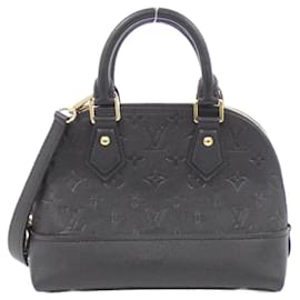 Louis Vuitton-Louis Vuitton Monogram Empreinte Neo Alma BB Handbag-Black