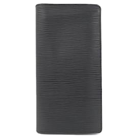 Louis Vuitton-Louis Vuitton Epi Portefeuille Brazza M60622 Wallet-Black