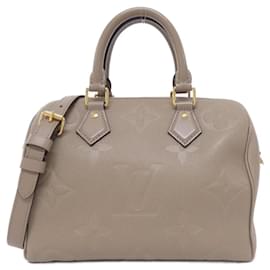 Louis Vuitton-Louis Vuitton Monogram Empreinte Speedy Bandouliere 25cm Boston Bag-Grey