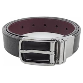 Louis Vuitton-Cinto de couro de bezerro Louis Vuitton-Preto,Vermelho