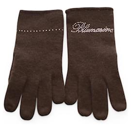 Blumarine-Gloves-Brown