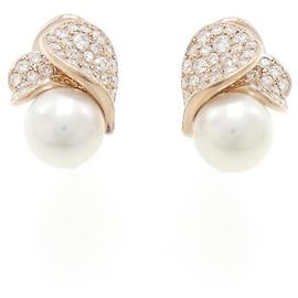 Orecchini Mikimoto Les Petals Plus Vendôme Aoyama Rose Altro