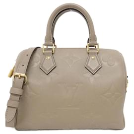 Louis Vuitton-Louis Vuitton Monogram Empreinte Speedy Bandouliere 25cm Boston Bag-Grey