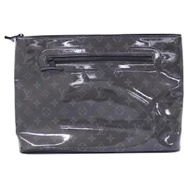 Louis Vuitton-Louis Vuitton Monogram Eclipse Glaze Pochette Cosmos Handbag-Black,Monogram