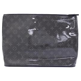 Louis Vuitton-Louis Vuitton Monogram Eclipse Glaze Pochette Cosmos Handbag-Black,Monogram