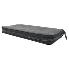 Louis Vuitton-Louis Vuitton Monogram Shadow Zippy Wallet Vertical-Black
