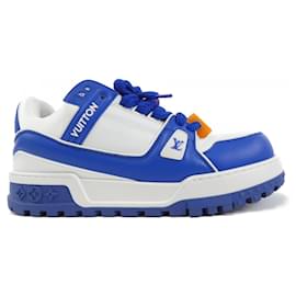 Louis Vuitton-Tênis Louis Vuitton azuis e brancos-Branco,Azul