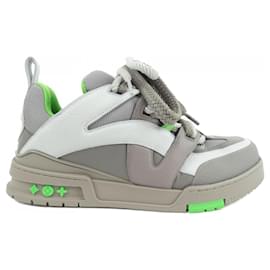 Louis Vuitton-Louis Vuitton Gray Sneakers-Brown