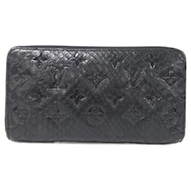 Louis Vuitton-Louis Vuitton Exotic Leather Zippy Wallet-Black