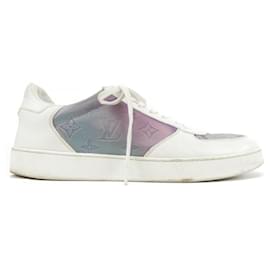 Louis Vuitton-Tênis roxos e brancos da Louis Vuitton-Branco,Roxo