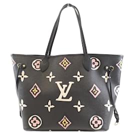 Louis Vuitton-Bolsa Louis Vuitton Monogram Giant Neverfull MM-Preto