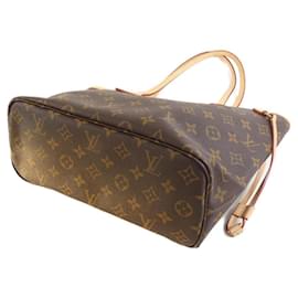 Louis Vuitton-Bolsa Louis Vuitton Monogram Neverfull PM-Marrom,Bege