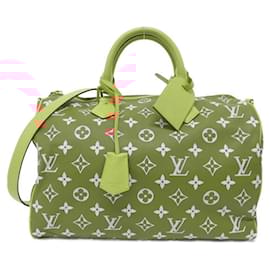 Louis Vuitton-Louis Vuitton Monogram Speedy P9 Bandouliere 40cm Boston Bag-Red