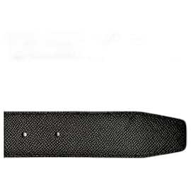 Salvatore Ferragamo-Ferragamo belt size 32-Brown,Black,Silver hardware