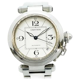 Cartier-Cartier Pasha C 2324 White Dial Watch for Men-Other