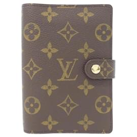 Louis Vuitton-Louis Vuitton Monogram Agenda PM R20005 Organizer-Brown