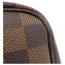 Louis Vuitton-Bolsa Louis Vuitton Damier Neverfull MM-Marrom,Damier ebene