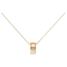 Louis Vuitton-Louis Vuitton Pendant Empreinte Necklace-Golden