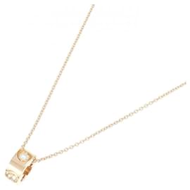 Louis Vuitton-Louis Vuitton Pendant Empreinte Necklace-Golden
