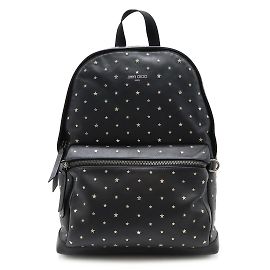 Zaino Wilmer di Jimmy Choo con borchie a forma di stella Nero