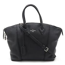 Louis Vuitton-Louis Vuitton Parnassus Lockit PM Handbag-Black