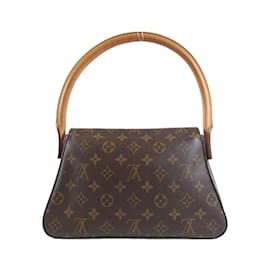 Louis Vuitton-Louis Vuitton Monogram Mini Looping Shoulder Bag-Brown