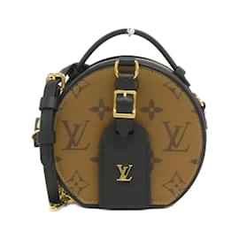 Louis Vuitton-Louis Vuitton Monogram Reverse Mini Boite Chapeau Shoulder Bag-Brown,Monogram