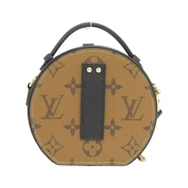 Louis Vuitton-Louis Vuitton Monogram Reverse Mini Boite Chapeau Shoulder Bag-Brown,Monogram