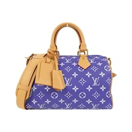 Louis Vuitton-Louis Vuitton Monogram Speedy P9 Bandouliere 25 Boston Bag-Purple
