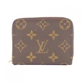 Louis Vuitton-Louis Vuitton Monogram Zippy Coin Purse-Brown