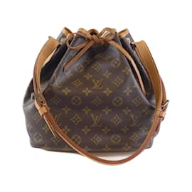 Louis Vuitton-Louis Vuitton Monogram Petit Noe M42226 Shoulder Bag-Brown