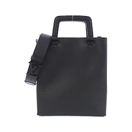 Louis Vuitton-Louis Vuitton Epi Sac Plat Fold M58497 Handbag-Black