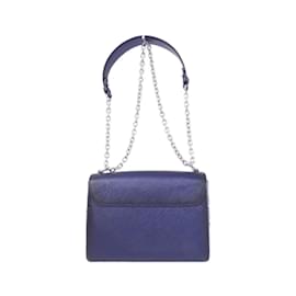 Louis Vuitton-Louis Vuitton Epi Twist MM M54567 Shoulder Bag-Blue