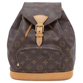Louis Vuitton-Louis Vuitton Monogram Montsouris MM M51136 Backpack-Brown