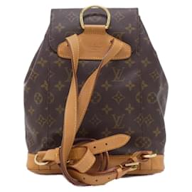 Louis Vuitton-Louis Vuitton Monogram Montsouris MM M51136 Backpack-Brown