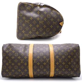 Louis Vuitton-Louis Vuitton Monogram Keepall 50 Boston Bag-Brown,Monogram