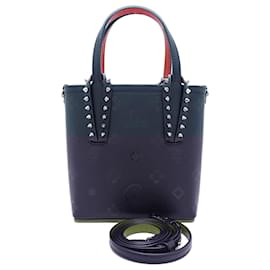 Christian Louboutin-Sac à bandoulière mini Kabata N S de Christian Louboutin-Noir,Rouge