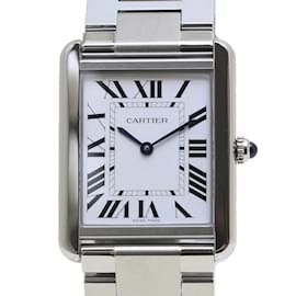 Cartier-Cartier Tank Solo LM W5200014 Stainless Steel Men's Watch-Other