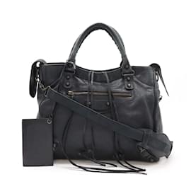 Balenciaga-Balenciaga Classic Vero Tote Bag-Brown,Black