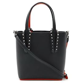 Christian Louboutin-Sac à main Kabata N/S Mini de Christian Louboutin-Noir,Rouge