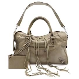 Balenciaga-Balenciaga The City Editor's Bag-Grey