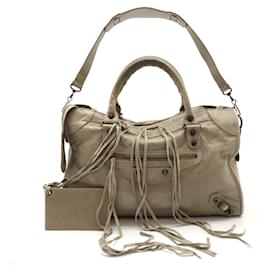 Balenciaga-Balenciaga The City Editor's Bag-Grey