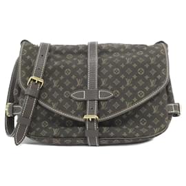 Louis Vuitton-Louis Vuitton Monogram Minilan Saumur Shoulder Bag-Damier ebene