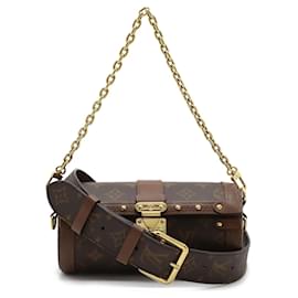 Louis Vuitton-Louis Vuitton Monogram Papillon Trunk Shoulder Bag-Brown