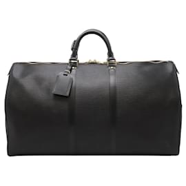 Louis Vuitton-Louis Vuitton Epi Keepall 55 Boston Bag-Black