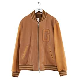 Autre Marque-Leather jacket-Brown